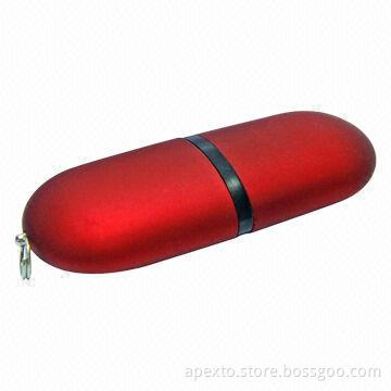 Plastic USB Flash Drive for Storage Info, Compatible with Microsoft's Windows 98, Me, 2000, XP, 2003